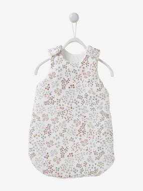 Toys-Baby Doll Sleep Bag in Cotton Gauze, Flora