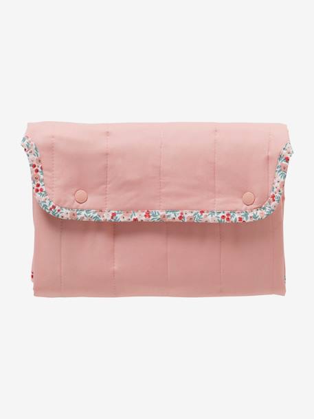 Tapis A Langer De Voyage Rose Puericulture