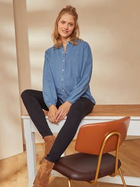 Maternity-Blouses, Shirts & Tunics-Denim Shirt, Maternity & Nursing Special