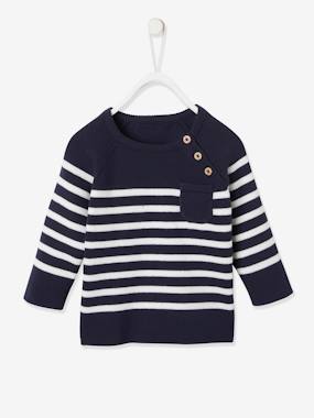 Baby-Sailor-Type Jumper for Babies