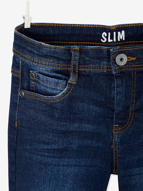 Jean slim MorphologiK FIN 'waterless' garçon DENIM BRUT+denim gris+DENIM GRIS FONCE+double stone+STONE - vertbaudet enfant 