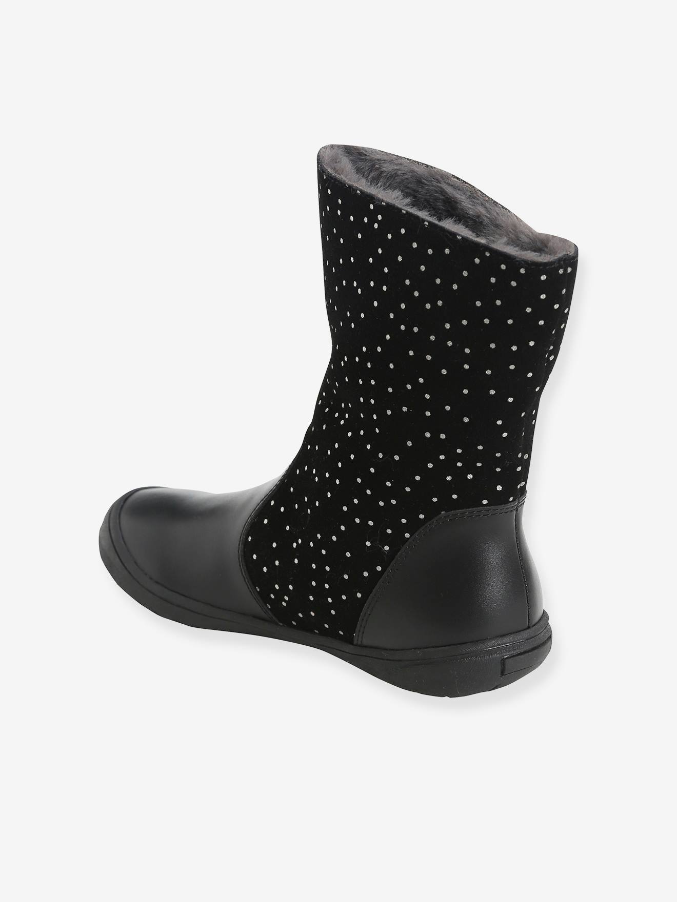 Bottes En Cuir Verni Noir CATIMINI - Taille EU 25 / UK 8 - Pour Fille - Occasion En Bon état