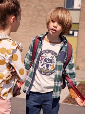 -Flannel Chequered Shirt for Boys, Oeko-Tex®