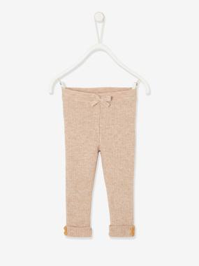 Baby-Trousers & Jeans-Fine Knit Leggings for Babies