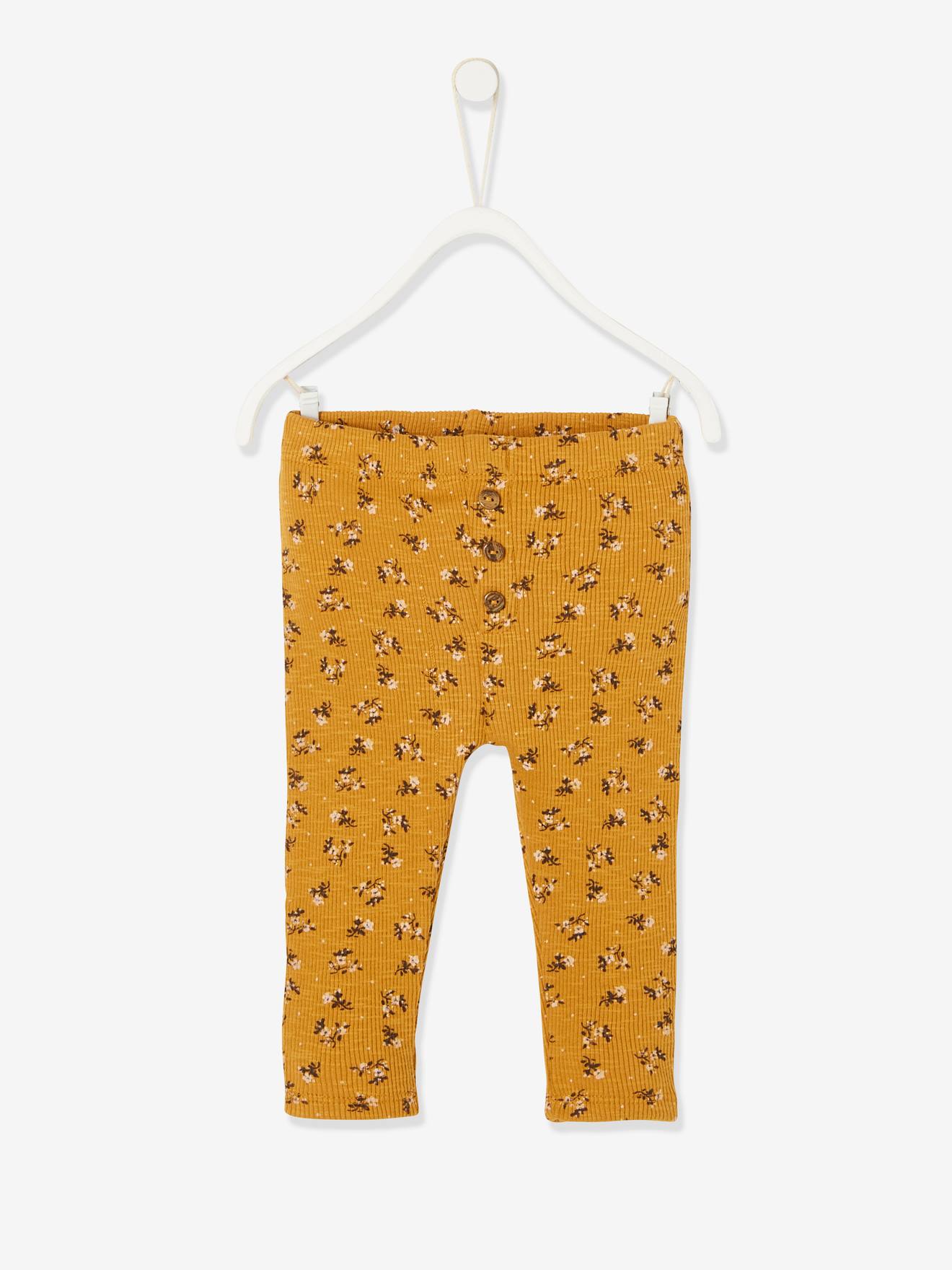 orange baby leggings