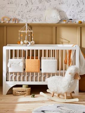 -Cot Bumper/ Playpen Bumper, Little Lamb