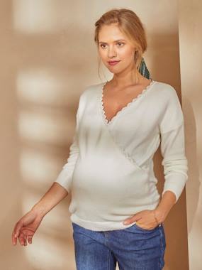 Maternity-Nursing Clothes-Front/Back Jumper, Maternity & Nursing