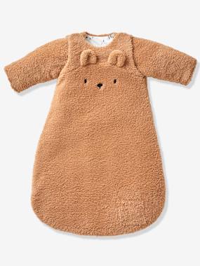 Bedding & Decor-Baby Bedding-Sleepbags-Bear Oeko-Tex® Baby Sleep Bag with Removable Sleeves, GREEN FOREST