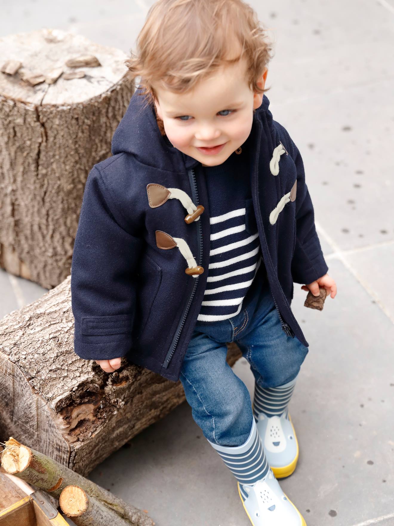 Doudoune garçon - Manteaux chauds pour enfants - vertbaudet