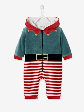 Bébé-Surpyjama en velours lutin mixte bébé