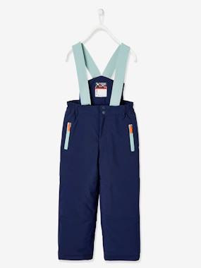 -Ski Trousers with Techno Details & Recycled Padding for Boys