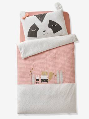 Bedding & Decor-Baby Bedding-Duvet Cover for Babies, Girly Vichy
