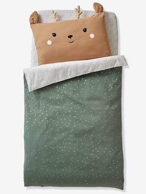 Bedding & Decor-Baby Bedding-Duvet Cover for Babies, Green Forest