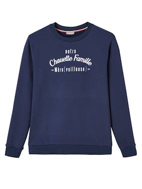 -"notre Chouette Famille" Sweatshirt for Women, Capsule Collection by Vertbaudet