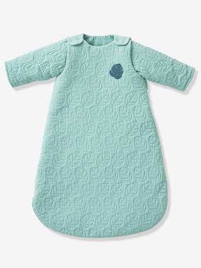 Bedding & Decor-Baby Bedding-Quilted Baby Sleep Bag with Removable Sleeves in Organic Cotton*, Dream Nights