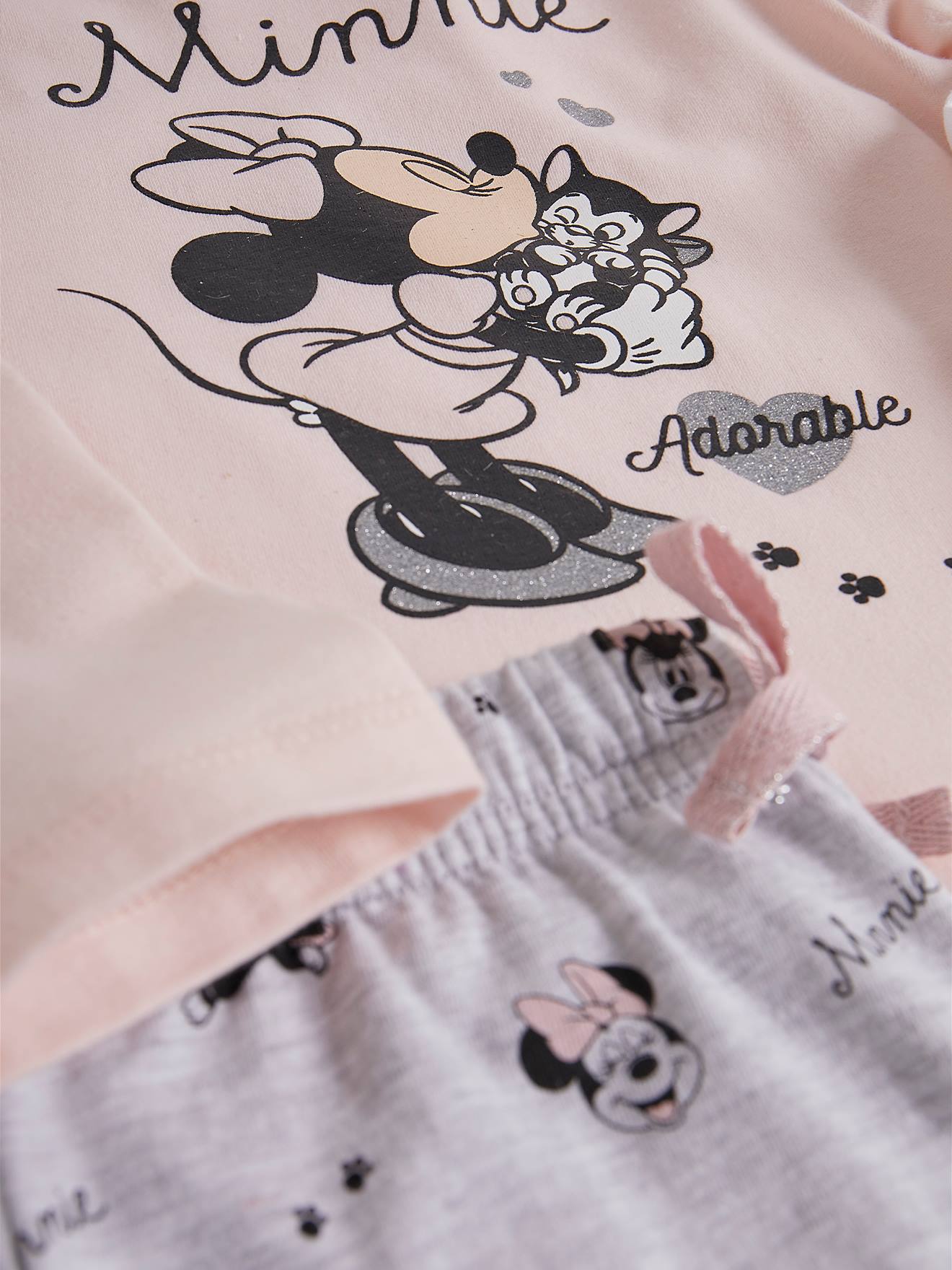 Ensemble Pyjama Coton Fille Disney Minnie Mouse 