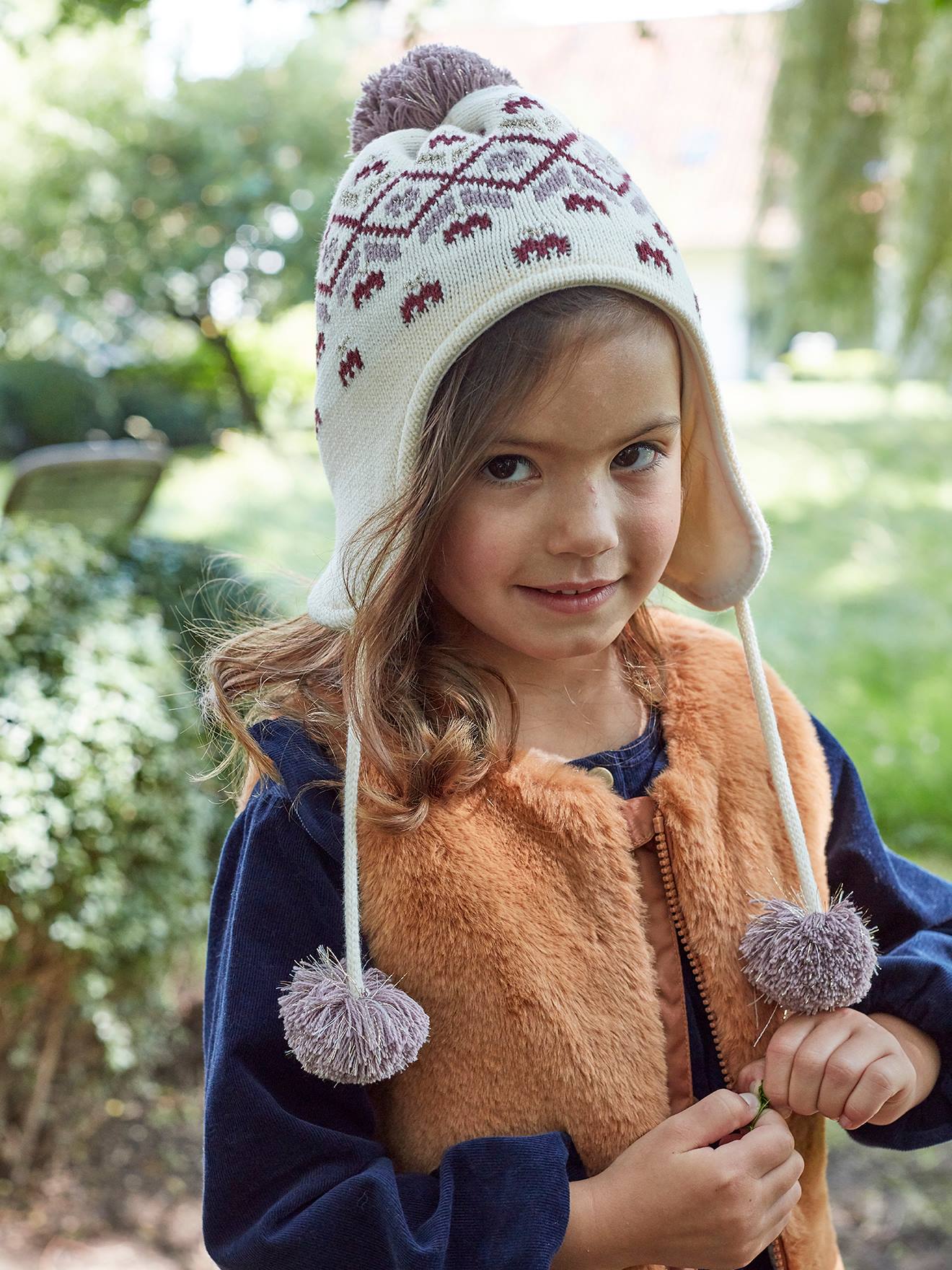 NIce Caps Little Girls and Infants Solid Cable Knit Hat/Scarf/Mitten Accessory Set