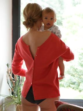 Maternity-Knitwear-Front/Back Jumper, Maternity & Nursing