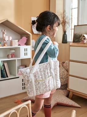 Toys-Doll Changing Bag in Cotton Gauze