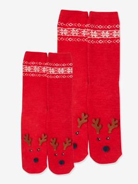 -Pack of Christmas Socks for Girls + Adults, Oeko-Tex®