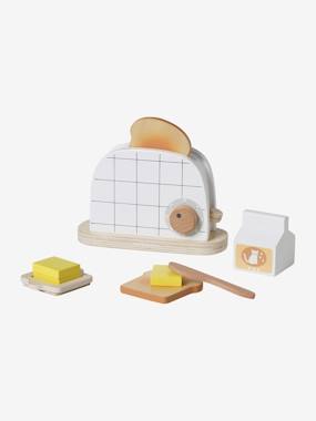 Toys-Role Play Toys-Kitchen Toys-Wooden Toaster Set
