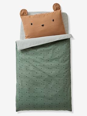 Bedding & Decor-Baby Bedding-Duvet Cover for Babies, Green Forest