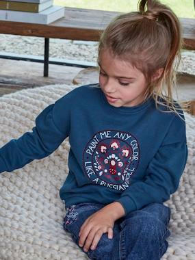 -Sweatshirt with Russian Doll for Girls