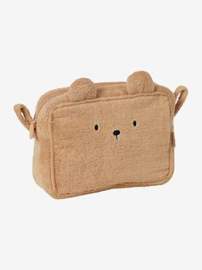 Nursery-Bathing & Babycare-Bear Toiletry Bag in Terry Cloth