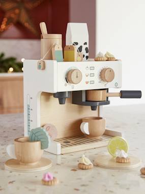 Toys-Role Play Toys-Workshop Toys-Coffee & Tea Machine in Wood - Wood FSC® Certified