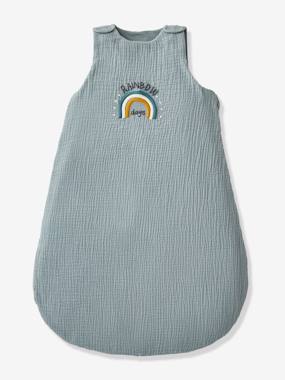 Bedding & Decor-Baby Bedding-Sleepbags-Summer Special Baby Sleep Bag in Organic Cotton* Gauze, Mini Zoo