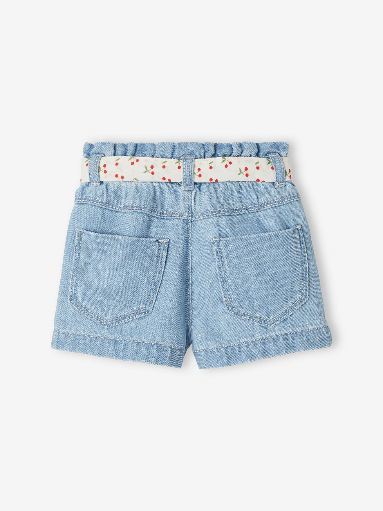 Paperbag shorts with belt