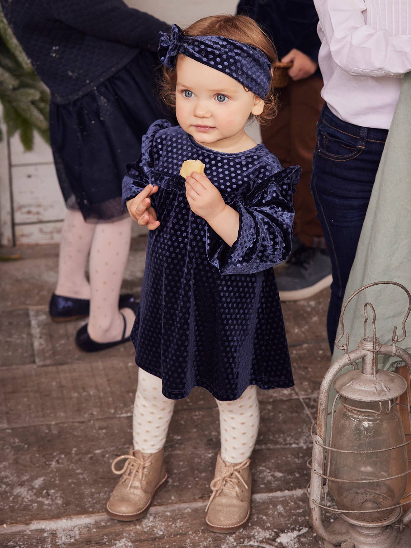 velvet baby dress