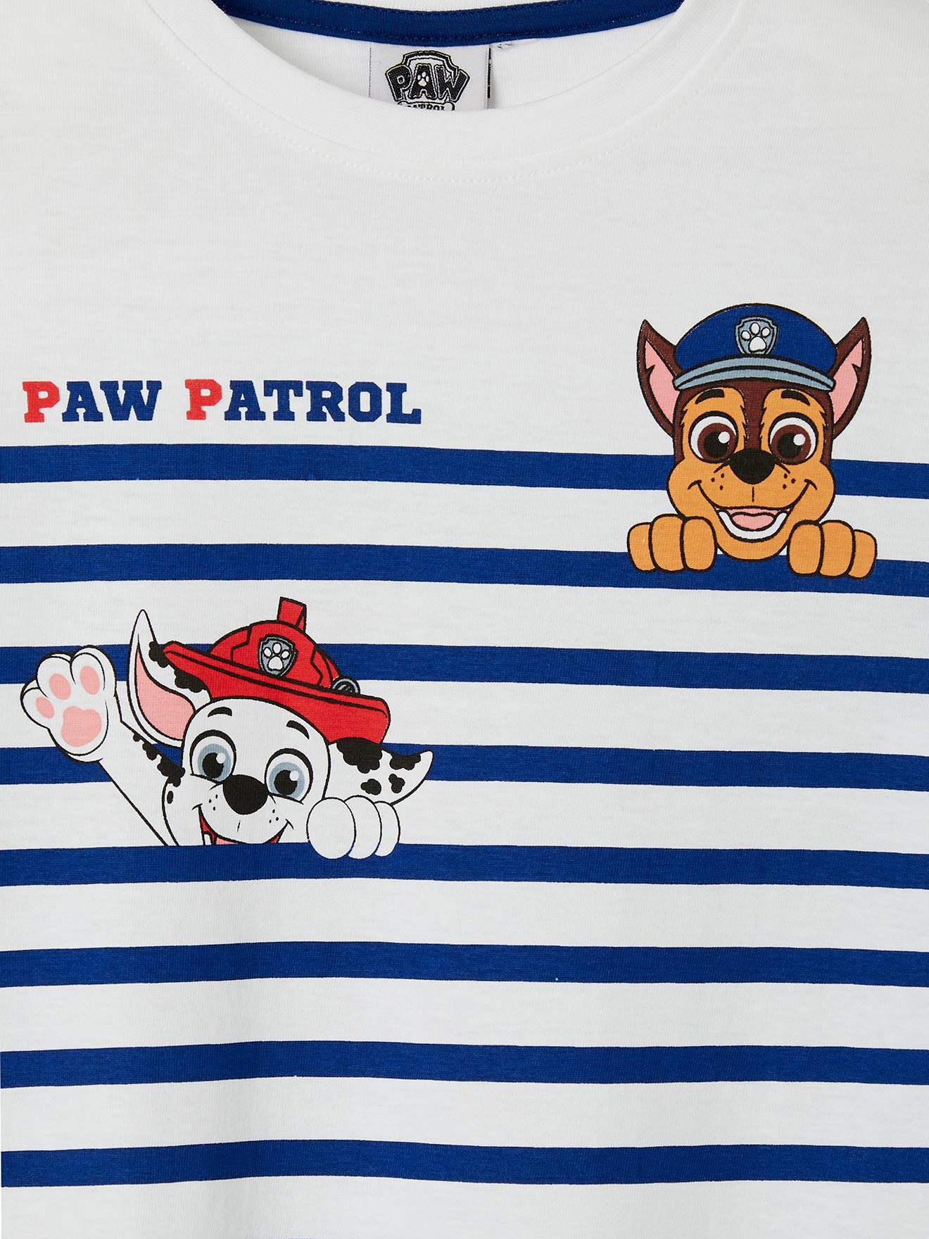 Paw Patrol® T-shirt for Boys - Boys light striped, white