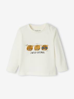 Baby-T-shirts & Roll Neck T-Shirts-T-shirts-Animals Top for Babies