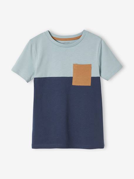 boys blue boardset tee