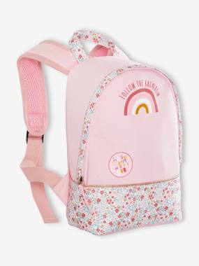 Girls-Accessories-Rainbow & Small Flowers Backpack for Girls