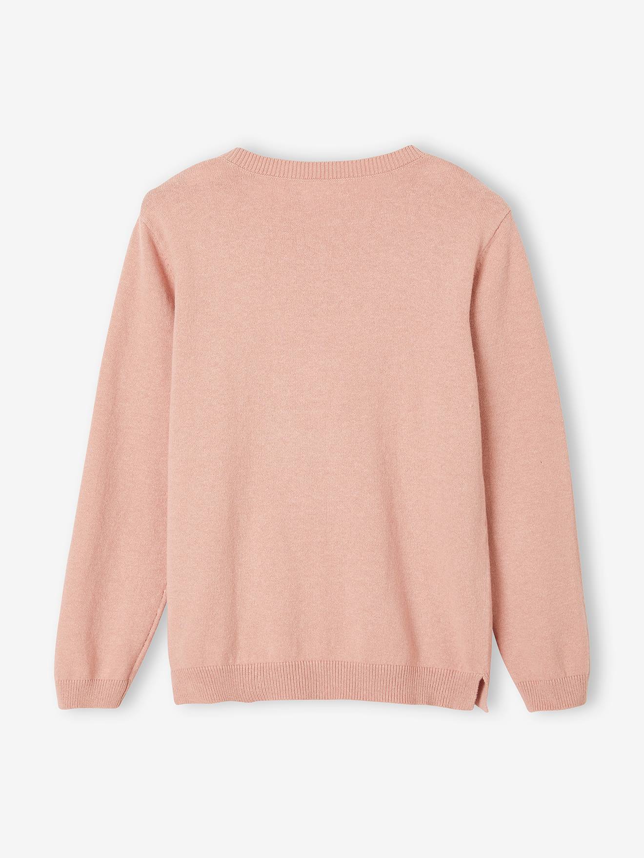 soft pink jumper