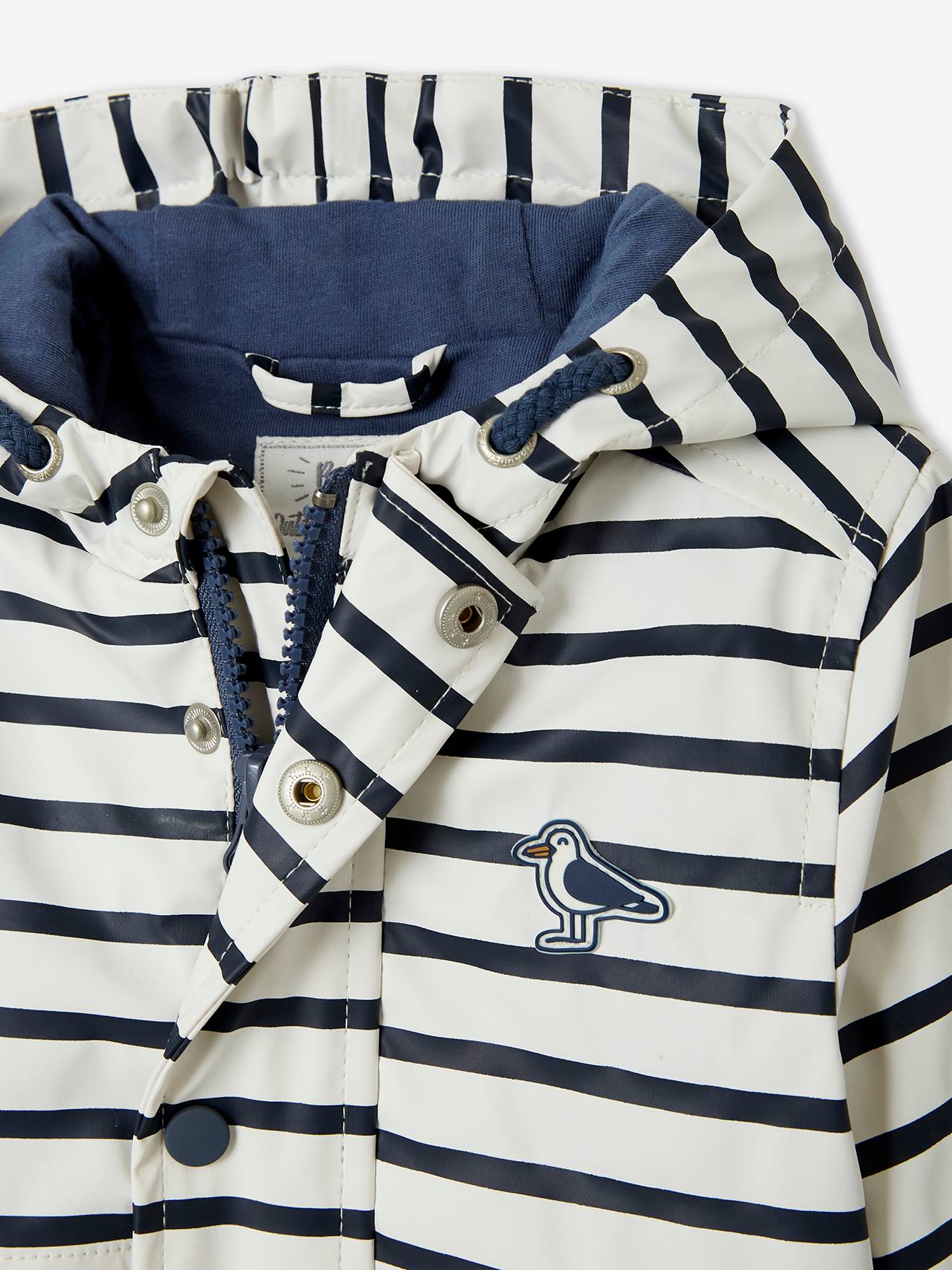 Joules striped clearance raincoat