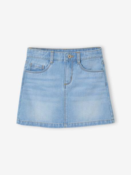 VERTBAUDET Jupe En Jean Boutonnée Fille Denim Brut 3 Ans