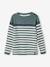 Sailor-Style Striped Jumper for Boys BROWN MEDIUM STRIPED+ecru+green+GREEN MEDIUM SOLID WITH DESIG - vertbaudet enfant 