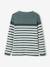 Sailor-Style Striped Jumper for Boys BROWN MEDIUM STRIPED+ecru+green+GREEN MEDIUM SOLID WITH DESIG - vertbaudet enfant 