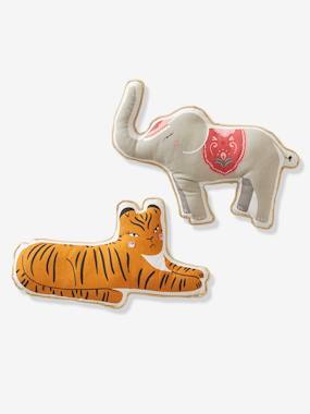 -Pack of 2 Animal Cushions, Eden India