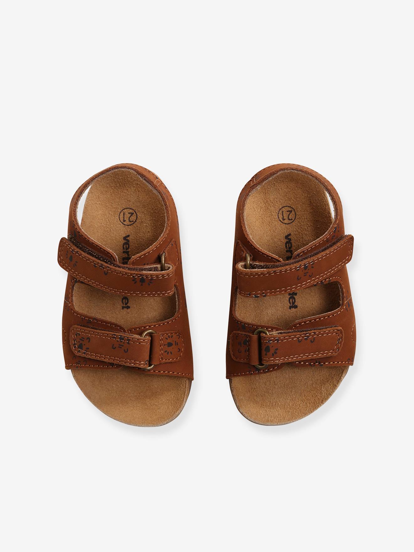 Amazon.com | BOBBLEKIDS Baby Boys Caramel Sandal Leather Shoes Thomas 2 M |  Sandals