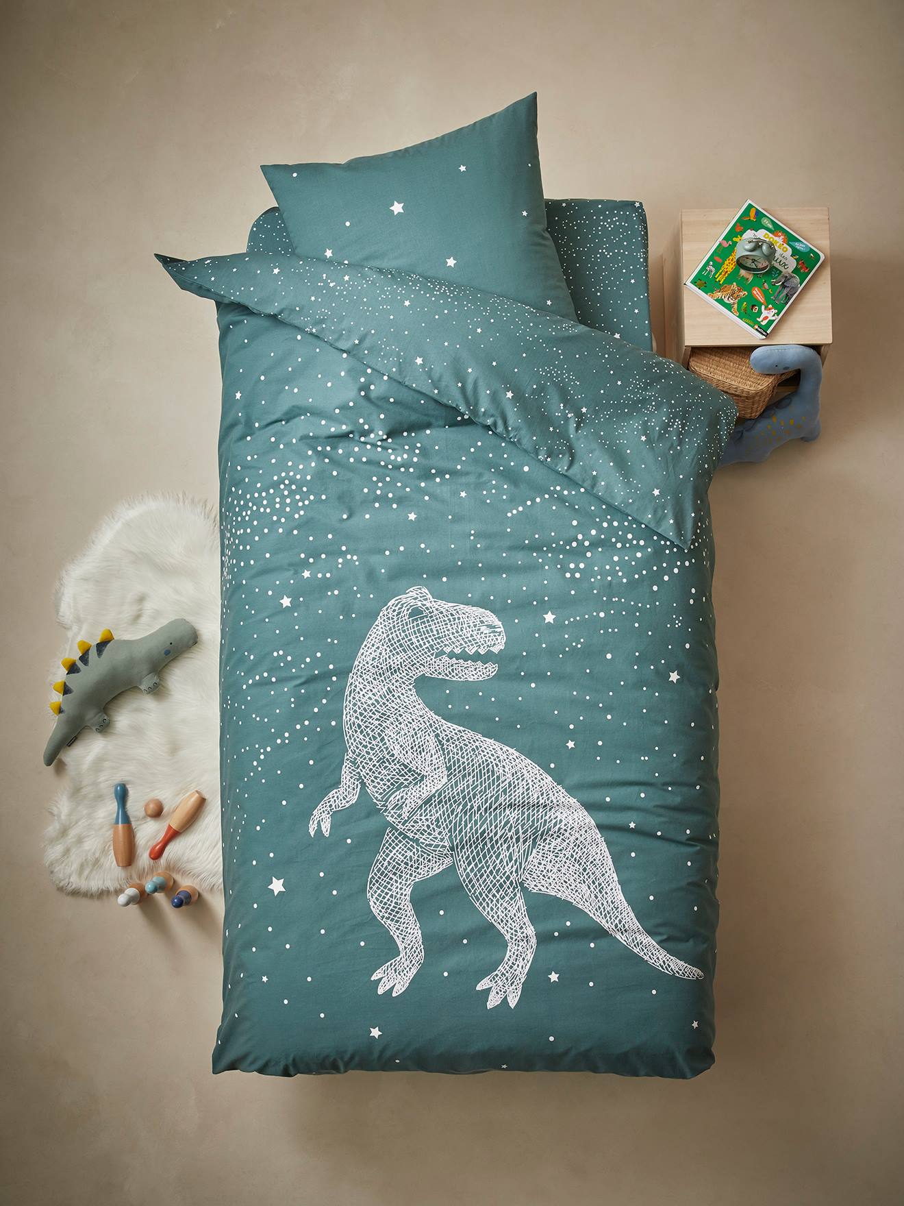 housse de couette dinosaure
