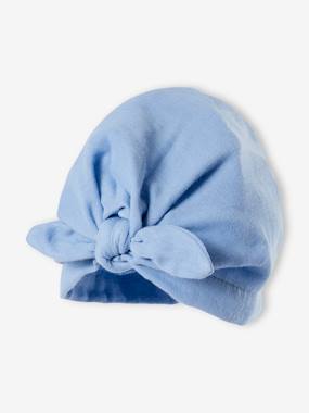 Baby-Accessories-Hats-Plain Scarf Hat with Bow, for Baby Girls