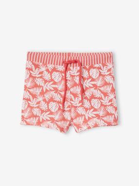 Boys-Swim Shorts with Tropical Print for Boys