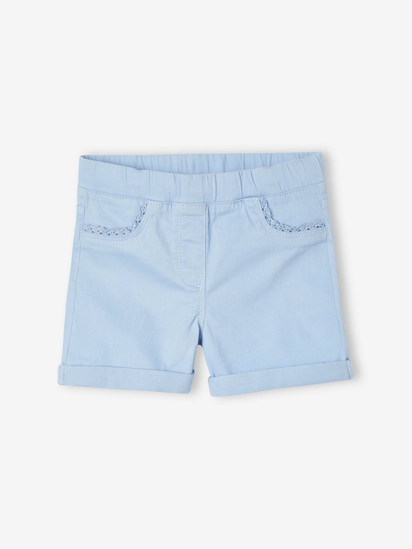 Girls - blue medium solid 