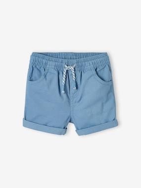 Baby-Twill Shorts with Elasticated Waistband, for Baby Boys