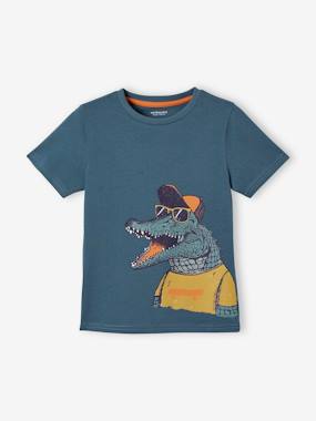 Boys-Animal on a Skateboard T-Shirt for Boys