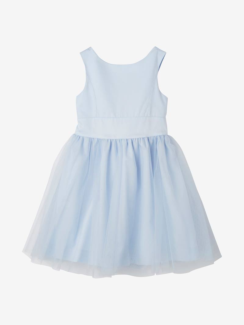 Celina Girls Elegant White Tulle Party Dress main image 0